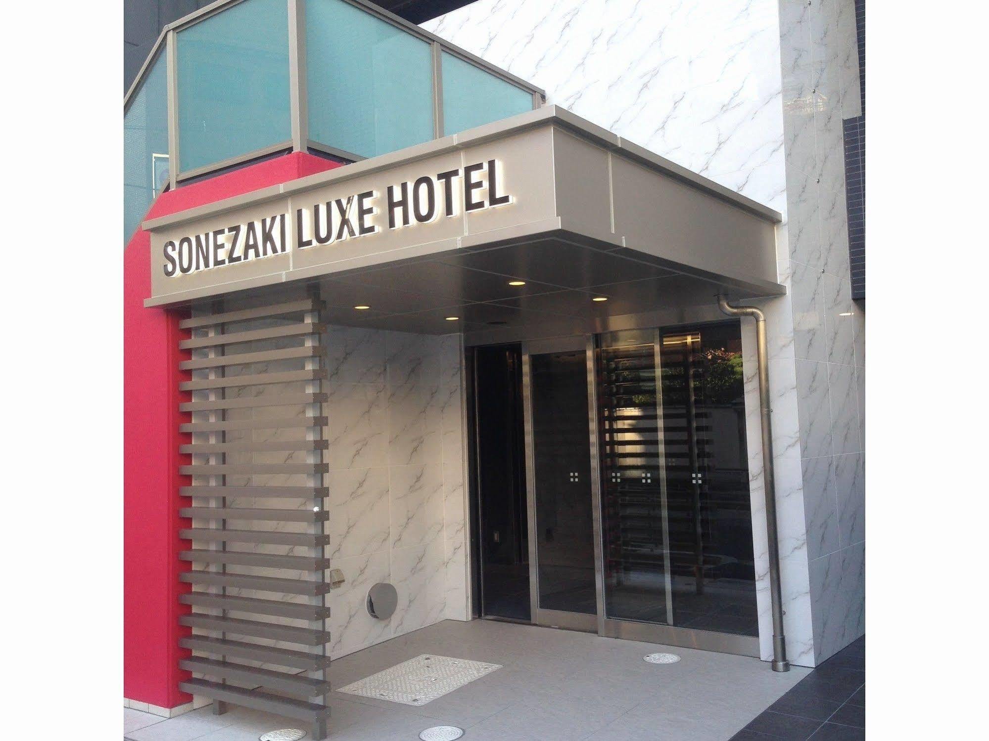 Sonezaki Luxe Hotel Osaka Esterno foto